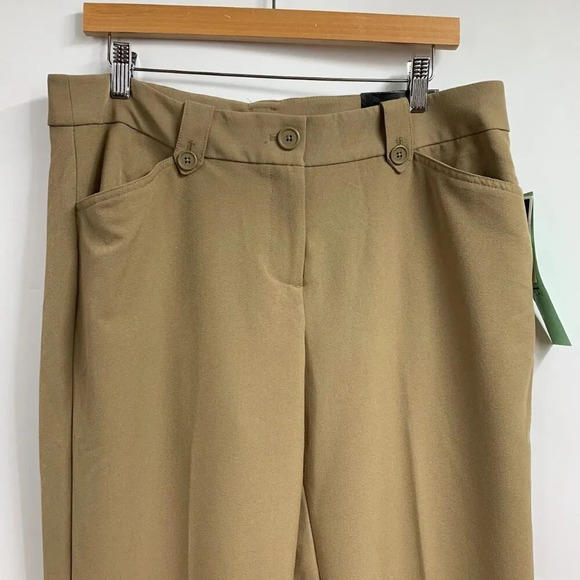 Nine West‎ Women's Mid Rise Stretch Petite Hem Work Trousers Size 12P NWT $79 - Picture 4 of 13